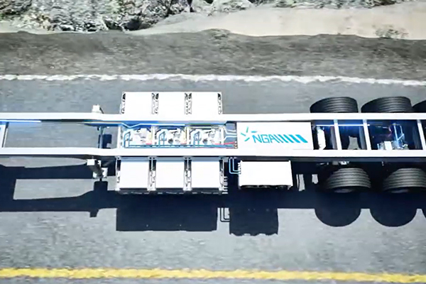 智能電動半掛底盤